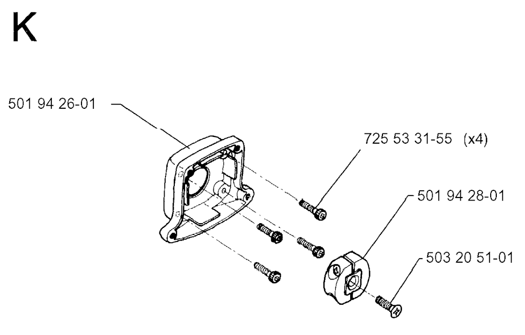 Explosionszeichnung Ersatzteile