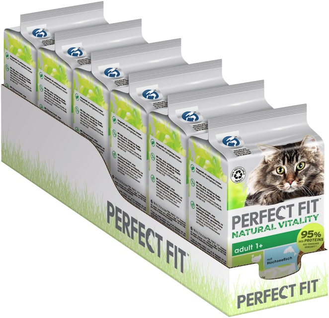 PERFECT FIT Multipack Natural Vitality Adult 1+ 6 x 50 Gramm KatzennassfutterVorschaubild