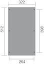 Vorschaubild Weka Einzelcarport 617