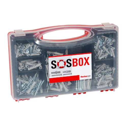 FISCHER Dübel-u.Schraubensortiment SOS-Box