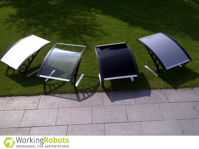 Working Robots Mower-Dach mit Kippfunktion