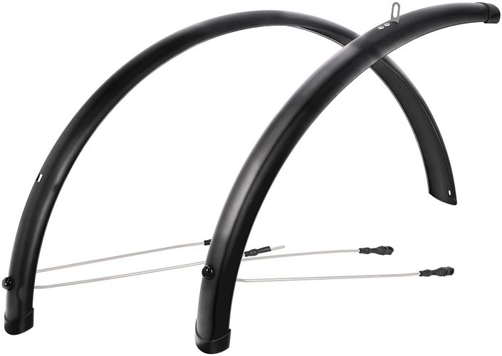 CONTEC Schutzblech-Set Splash Protect 26 Zoll 60 mm schwarz