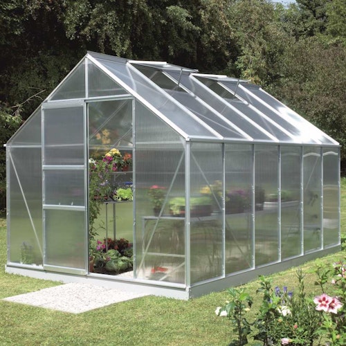 Vitavia Gewächshaus Merkur 9900 inkl. 2 Dachfenstern - 9,9 m²