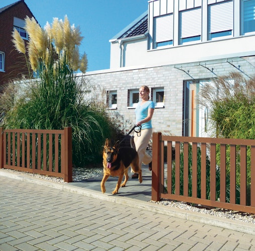 TraumGarten Vorgartenzaun Raja WPC 149x85 cm