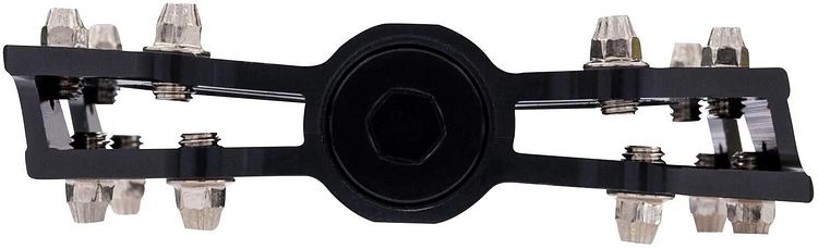 CONTEC Pedal Blade 9/16 Zoll schwarz/silber
