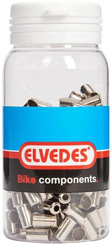 Elvedes Endhülse Bremse 5 mm silber