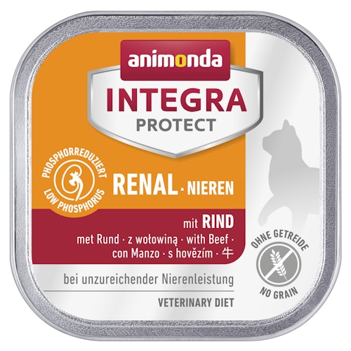animonda Integra Protect Niere 100g Schale Katzennassfutter