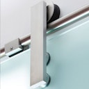 Vorschaubild GRIFFWERK Schiebetürsystem PURISTO für Glas v.d.Wand-Edelstahl Optik