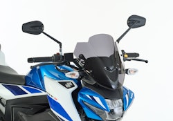 ERMAX Naked-Bike-Scheibe Acrylic durchsichtig Schwarz getönt für SUZUKI GSX-S 125