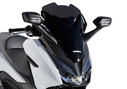 ERMAX Scooterscheibe Sport Acrylic durchsichtig Schwarz getönt für HONDA Forza 300