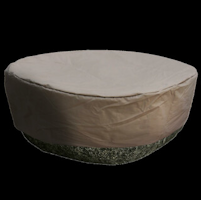 Gardenforma Ersatz-Wetterschutzhaube für Gasbrenner aus Kanevas Textil passend für Feuerstelle: Ätna