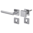 Vorschaubild Griffwerk Wechselgarnitur OVIDA Quattro Edelstahl matt - Klipptechnik