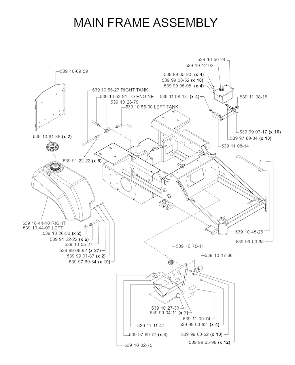 Explosionszeichnung Ersatzteile