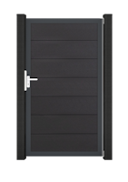 GroJa Solid Grande Tor Standard 1-flügelig mit Anthrazitrahmen