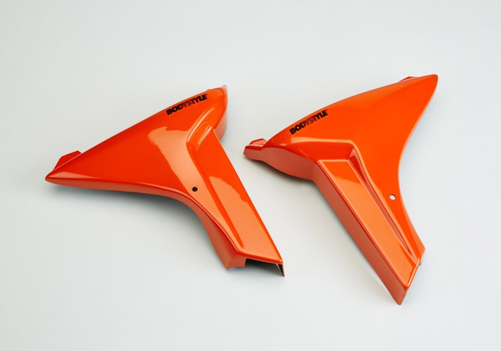 BODYSTYLE Sportsline Kühlerseitenverkleidung  ABS Kunststoff orange für YAMAHA MT-09 / SP 