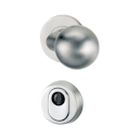 Vorschaubild Griffwerk SCHUTZROSETTEN-GARNITUR -Edelstahl matt Schutzrosettengarnitur -Knopf R3 -ZA -ohne Kombi-Innenrosettensatz