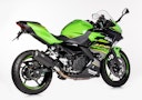 Vorschaubild Shark Performance SLIP-ON Edelstahl beschichtet schwarz-matt DSX-10 für KAWASAKI Ninja 300 EURO3  