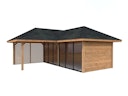 Vorschaubild Palmako Pavillon Bianca 24,9 m² Set 213 Slide - 28 mm