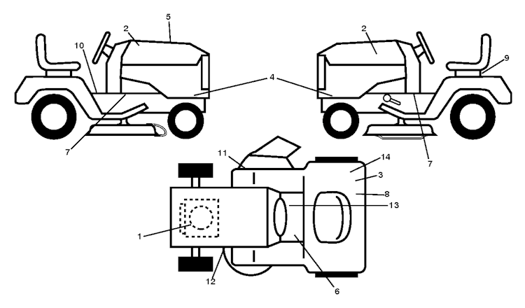 Husqvarna Gartentraktoren 96041016902 LTH19530