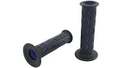 Progrip Griffgummi 724 Blau / Schwarz Offen Paar Ø22/25mm Länge 122mm