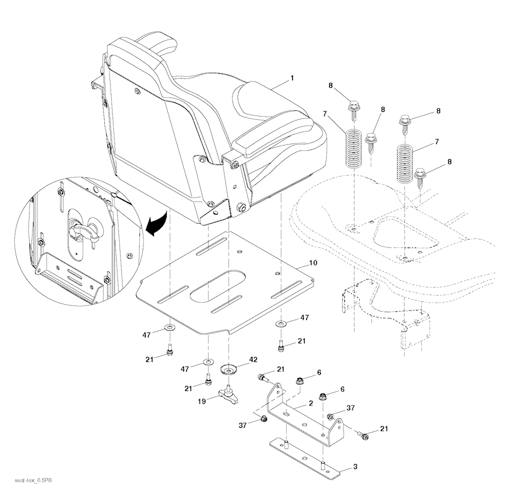 Explosionszeichnung Ersatzteile
