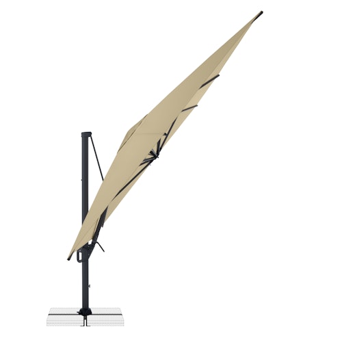 doppler Pendelschirm LIFE 300 x 400 Side, Aluminium Anthrazit / 100 % Polyester 180 g/m² 