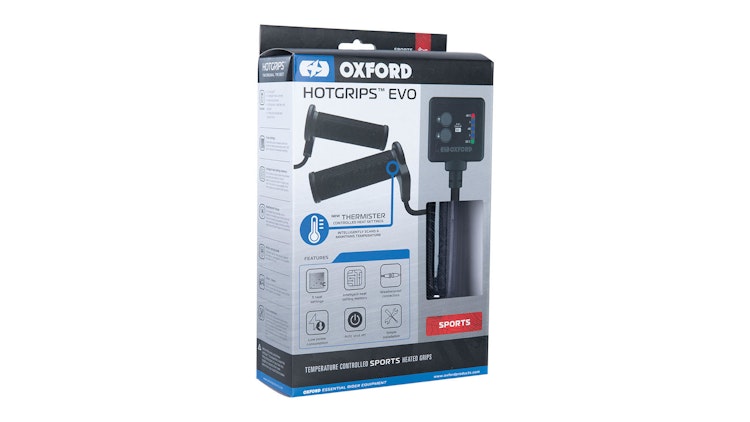 Oxford Heizgriffe Sports, Grifflänge 123 / 114 mm, Heizgriffe "Hotgrips&reg;Evo" 12 V