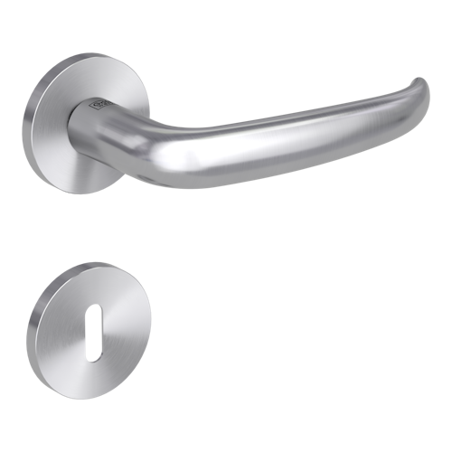 Griffwerk VAYA 194 ALDA fast2fix Fast2Fix GK3 Rosetten rund Buntbart Edelstahl matt