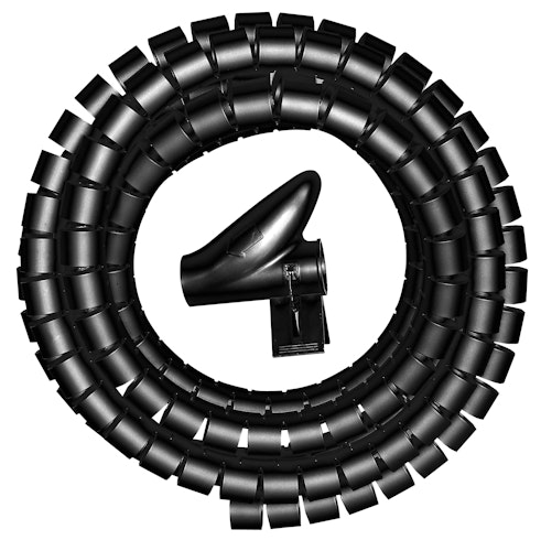 Kopp Kabelorganisierer flexibel 2,5m Ø 20mm schwarz