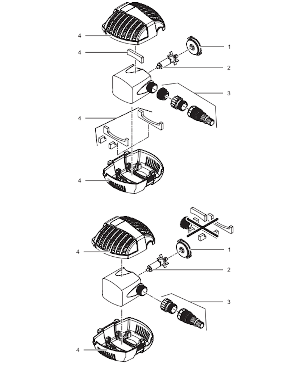 Explosionszeichnung Ersatzteile