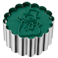 Kaiser Ausstecher mit Keksstempel Schneemann