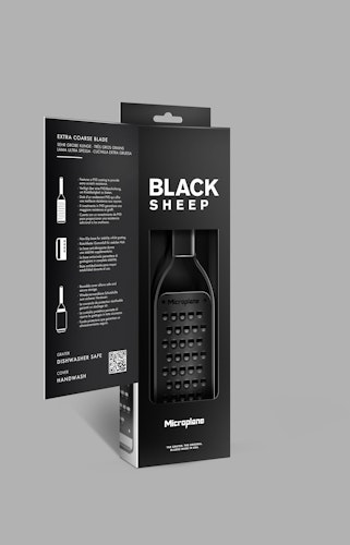 Microplane Reibe Sehr Grob BLACK SHEEP Black Steel