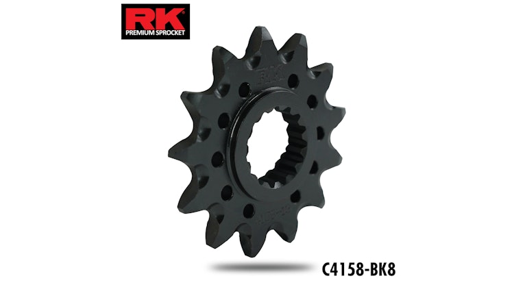 RK 4158-BK8 Antriebsritzel (13 Zähne, Offroad Racing) für Beta, KTM, Husqvarna, Husaberg und Gas Gas 
