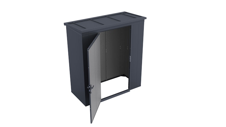 Weka Metall-Gerätehaus Gary 1-9