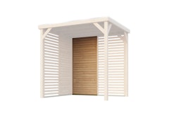 Karibu Seitenwand halbe Breite für Pavillon CubecoZubehörbild