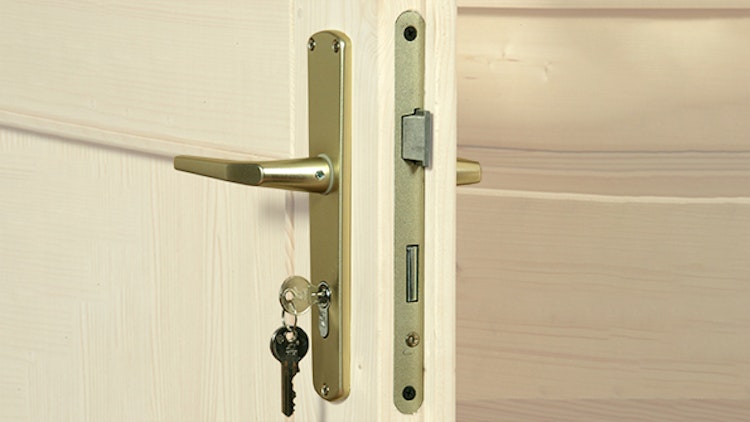 Weka Gartenhaus 321 B mit 230 cm Anbau - 19 mm