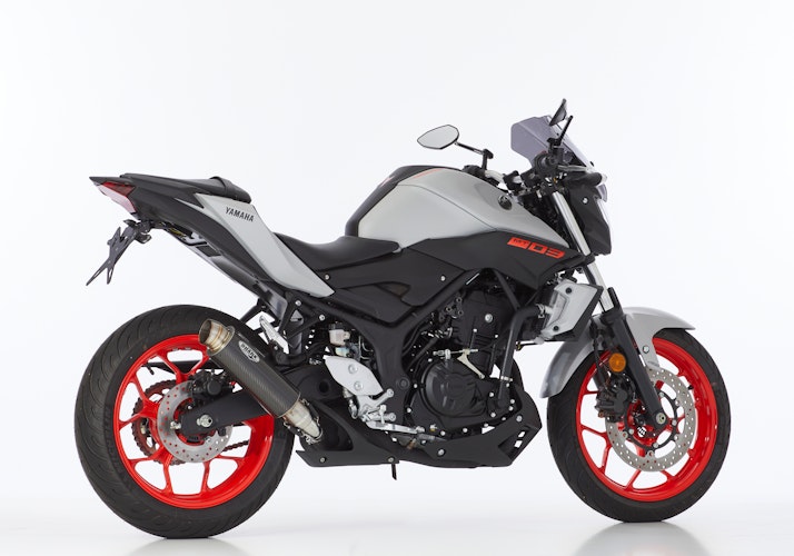 SHARK SLIP-ON Carbon  SRC 4 für YAMAHA MT-03,YZF-R3 EURO3 EURO4 
