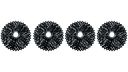 Vorschaubild CONTEC Kassette Grad.HT 8-fach schwarz Werkstattbox 4 Stk. / 11-13-16-20-24-28-