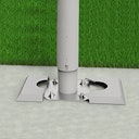 Vorschaubild Biohort Pfosten/Steher für Sichtschutz-System