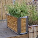 Vorschaubild BambusBASIS Hochbeet mit Kokosfrostschutzmatte - Profile Edelstahl