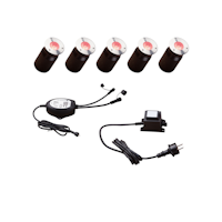 Heissner Starter-Set Smart WiFi-Set 5 Bodeneinbauspots mit Alexa-Steuerung