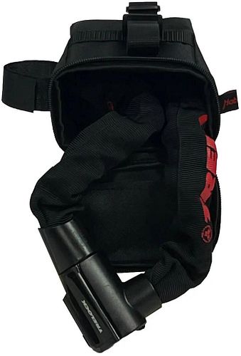 Haberland Sattelstütztasche Schlosskette schwarz
