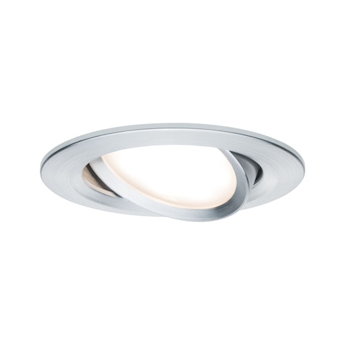 Paulmann Einbauleuchte Prem.Coin Set Slim LED alu rund