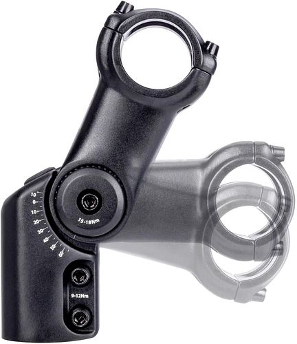 CONTEC Vorbau Ueda Hybrid 90 mm schwarz