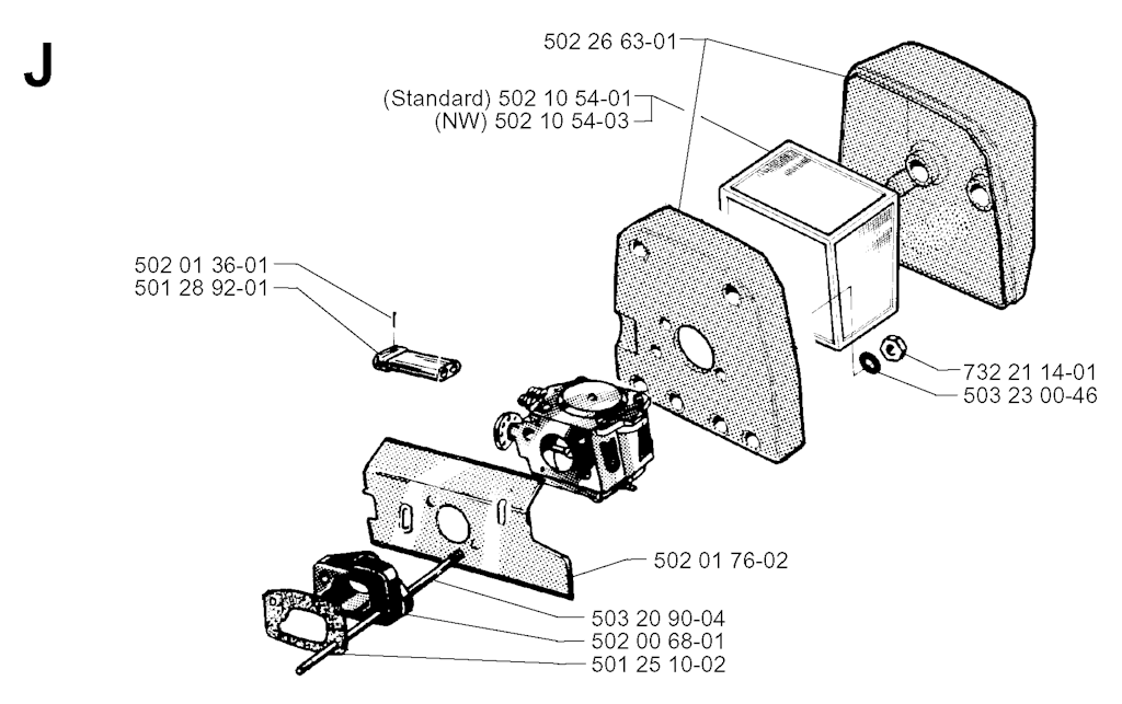Explosionszeichnung Ersatzteile