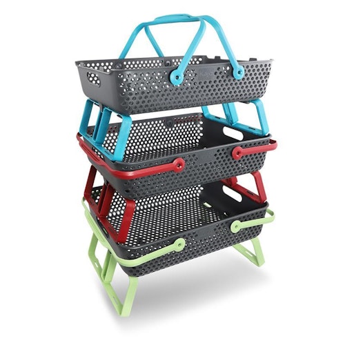 NOOR Gartenkorb Kajo 20 Liter Grau