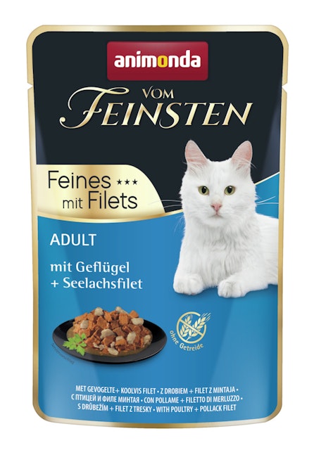 animonda Vom Feinsten Adult Feines mit Filets 85g KatzennassfutterVorschaubild