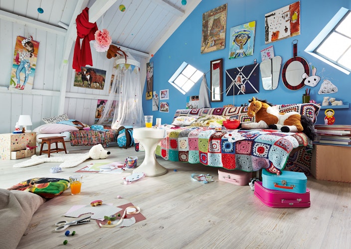 RESTPOSTEN SALE MEISTER Laminatboden RESTPOSTEN SALE MEISTER Design. laminate LC 150 White Life 6390 - 1288 mm