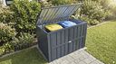 Vorschaubild Globel Mülltonnenbox "Easy" mit Klappdeckel für bis zu 3 Mülltonnen