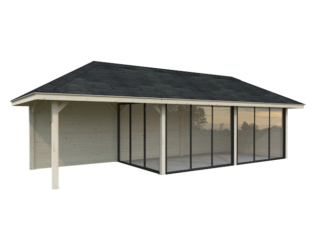 Palmako Pavillon Bianca 24,9 m² Set 217 Slide - 28 mm